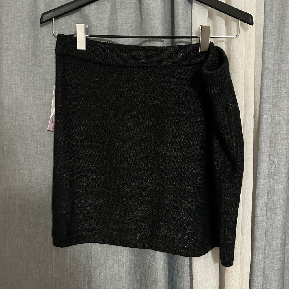 Wild Fable Black Crochet Skirt
